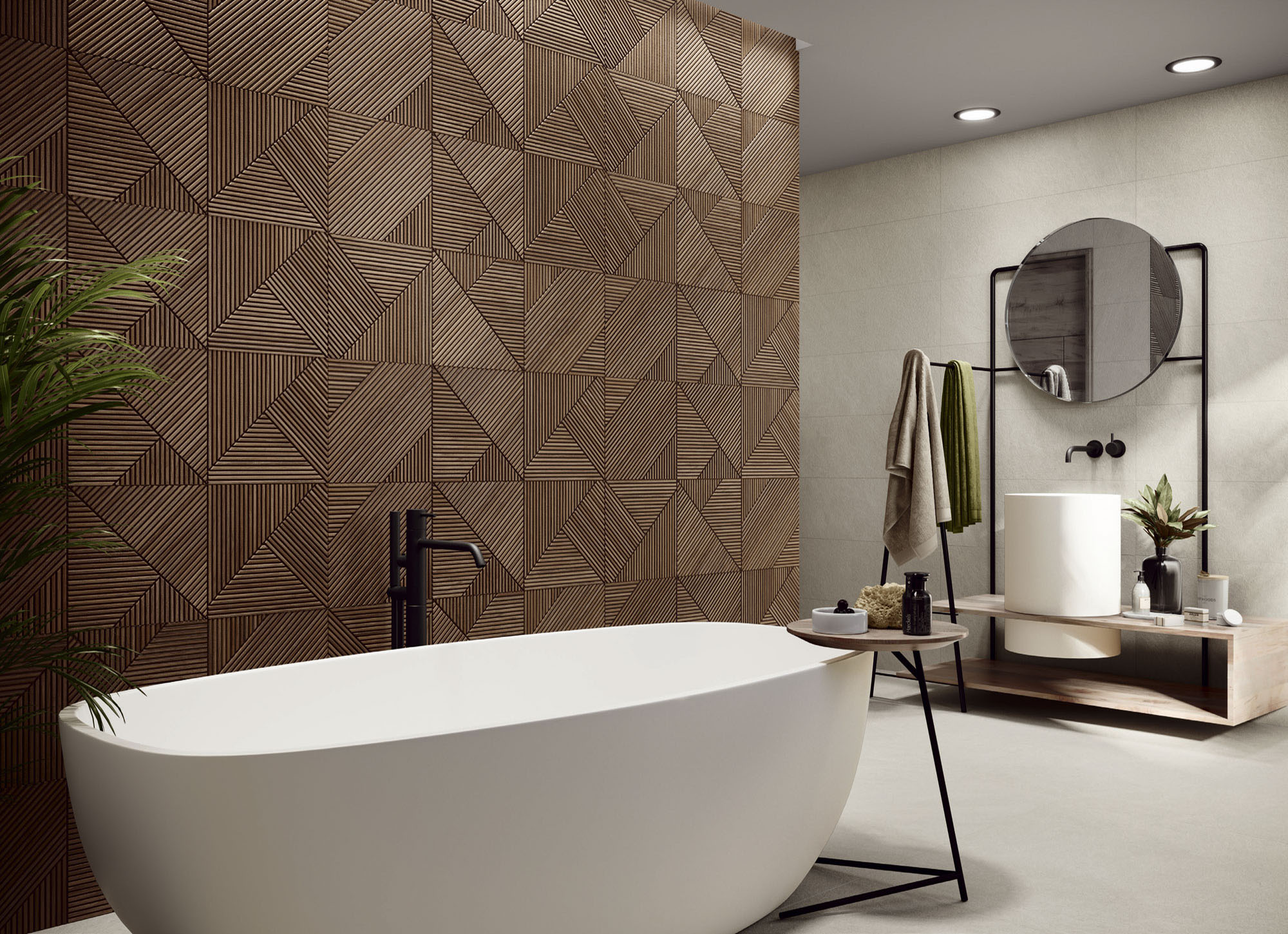 9545 Amazonas Roble Relieve Rect 30х90 Porcelanite Dos