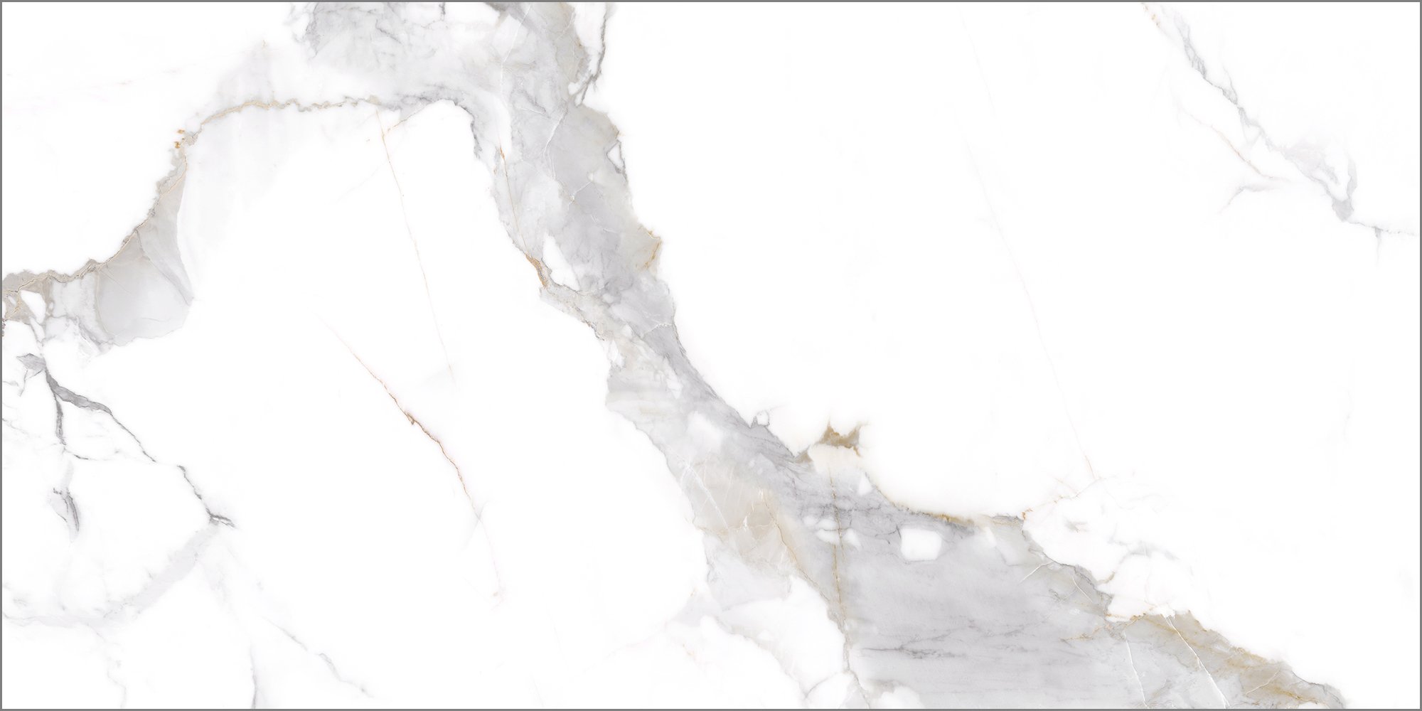 GT40806103MR Calacatta Imperial GT Белый 40x80 Global Tile
