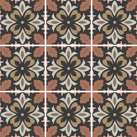 A038634 Daisy DAY 15x15 Ape Ceramica