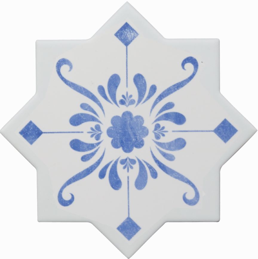 Becolors Star Dec. Stencil Electric Blue 13.25х13.25 Cevica