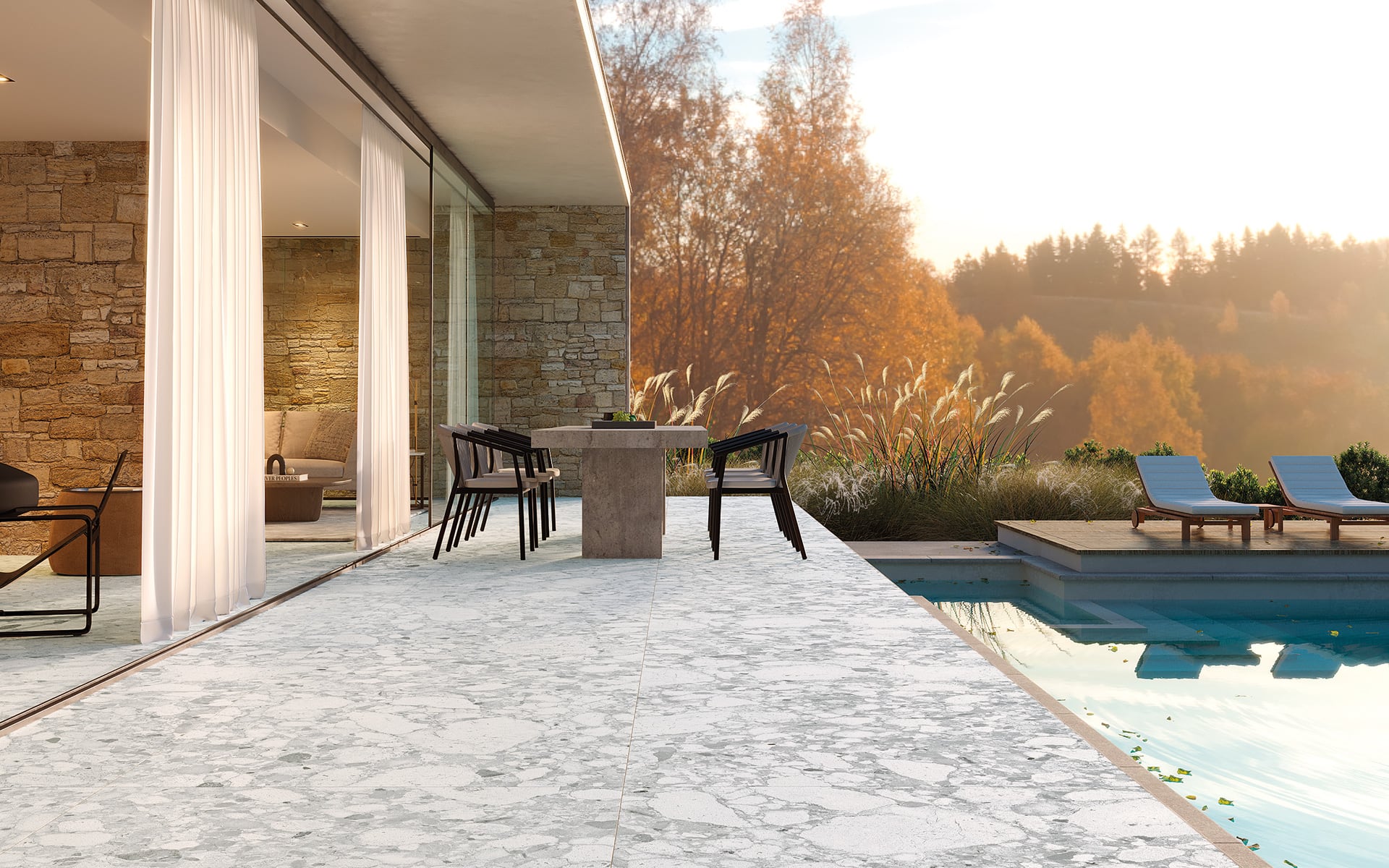 892876 Theke Pietra Ceppo Fluviale Top Lapped 120x60 Iris Ceramica фото 13