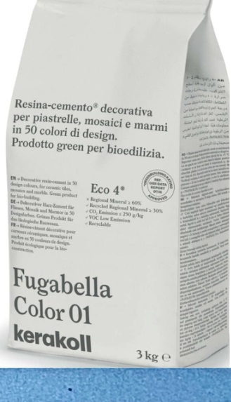 Fugabella Color затирка для швов 15 3кг Kerakoll