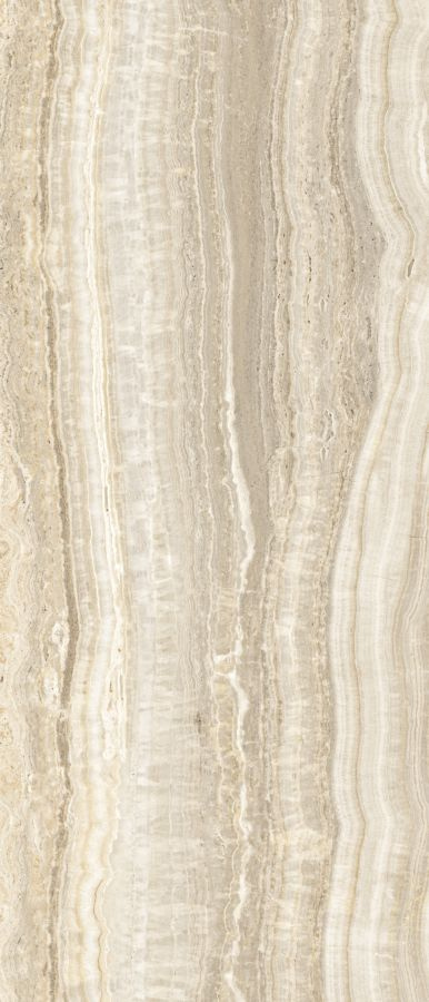 778822 Eccentric Luxe Almond Glossy 6mm 120x280 Rex Ceramiche