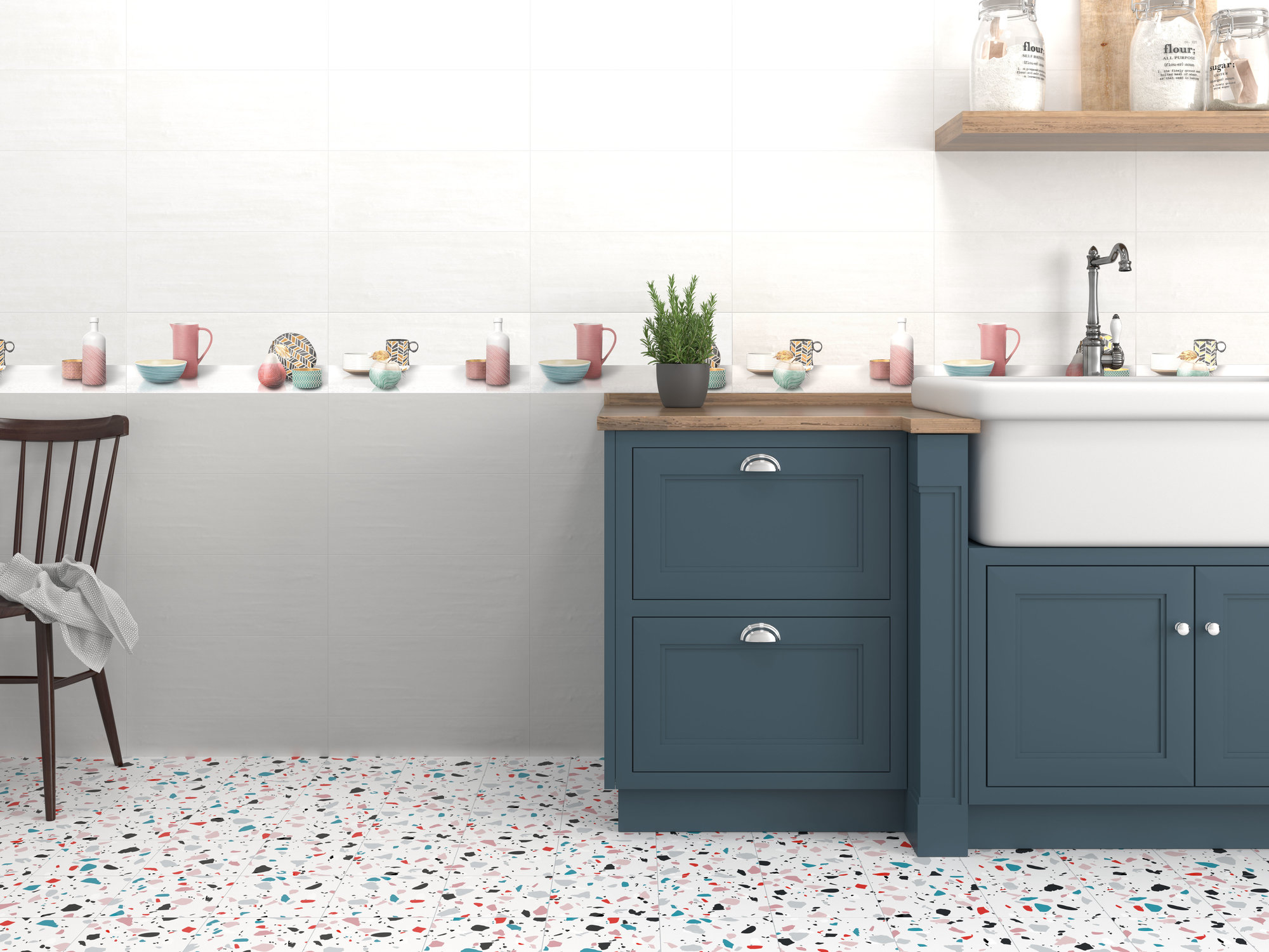 A034972 ARTS BLUE 20X50 Ape Ceramica