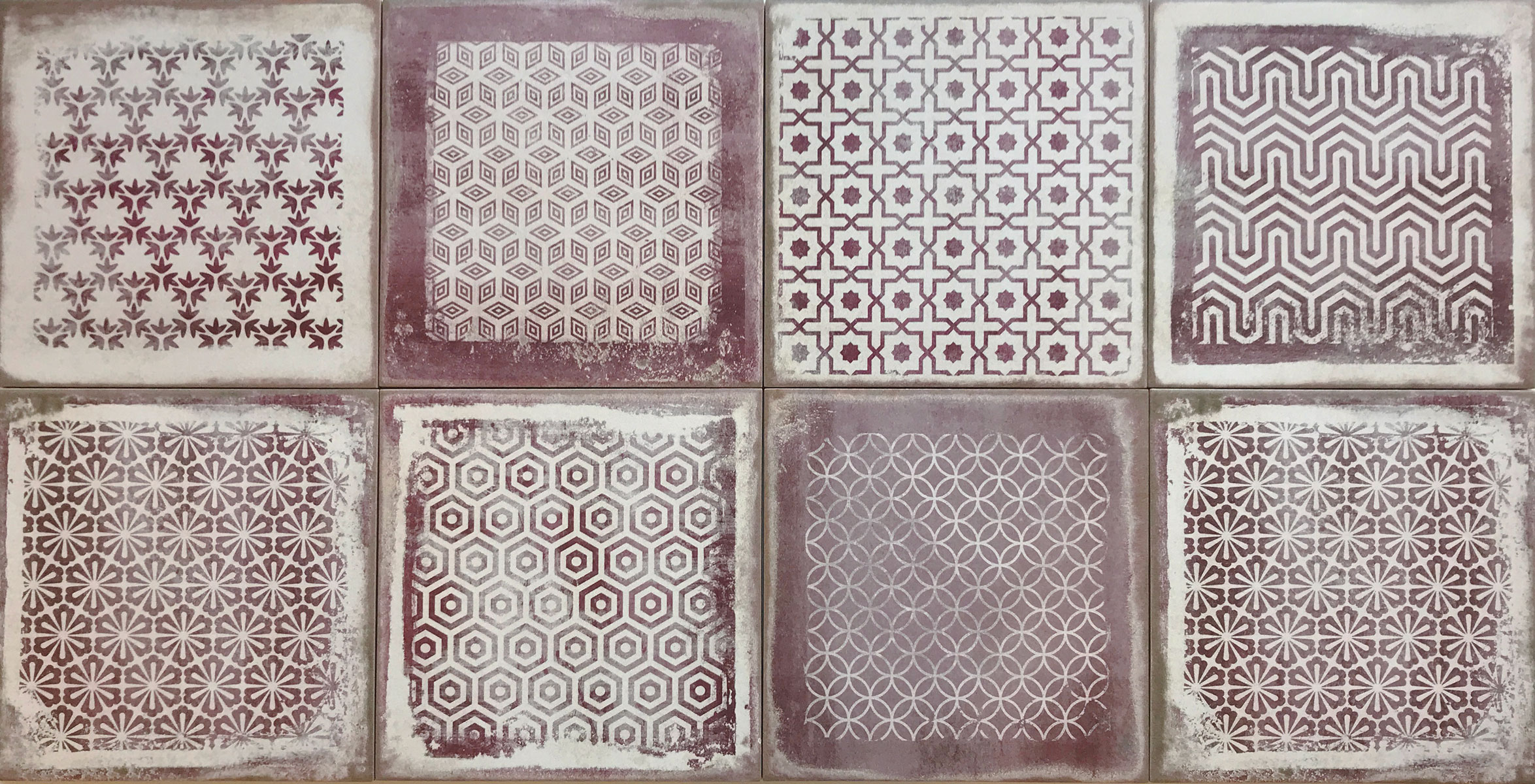 TOSCANA MATT ROSE DECO 20X20 Decocer