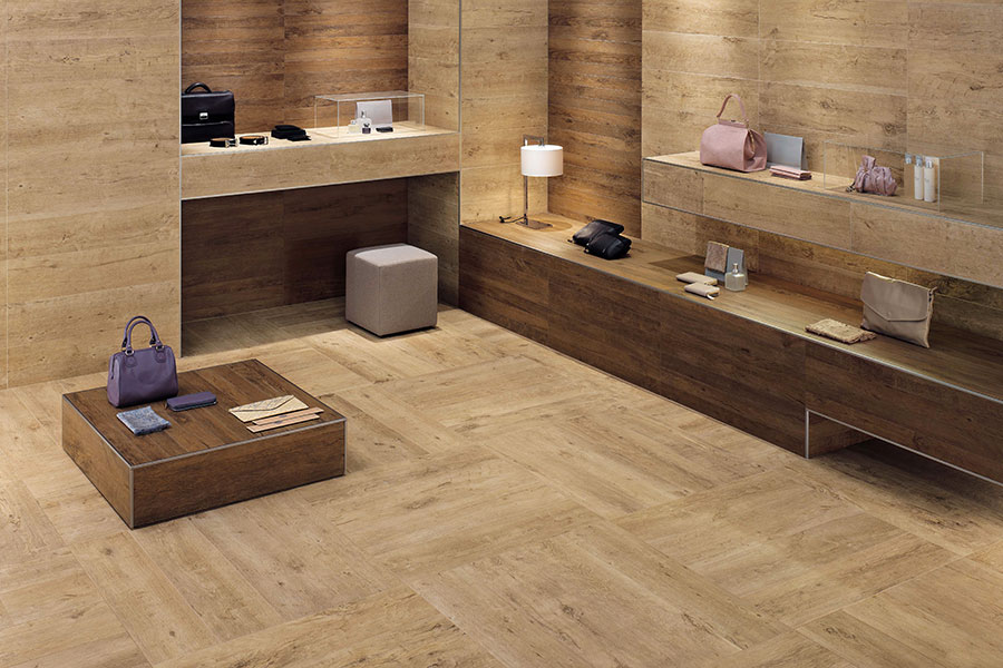 AMV0 Axi Golden Oak Mosaico 3D 35x35 Atlas Concorde