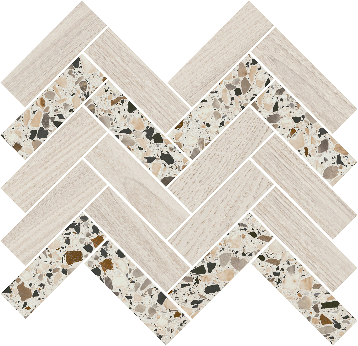 T042/SG5113 Монтиони мозаичный миндальный 34x35,5 Kerama Marazzi фото 2