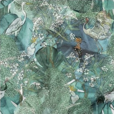 Панно стеклянное Botanica Rett Decor (3) 75x75 Ceramika Konskie