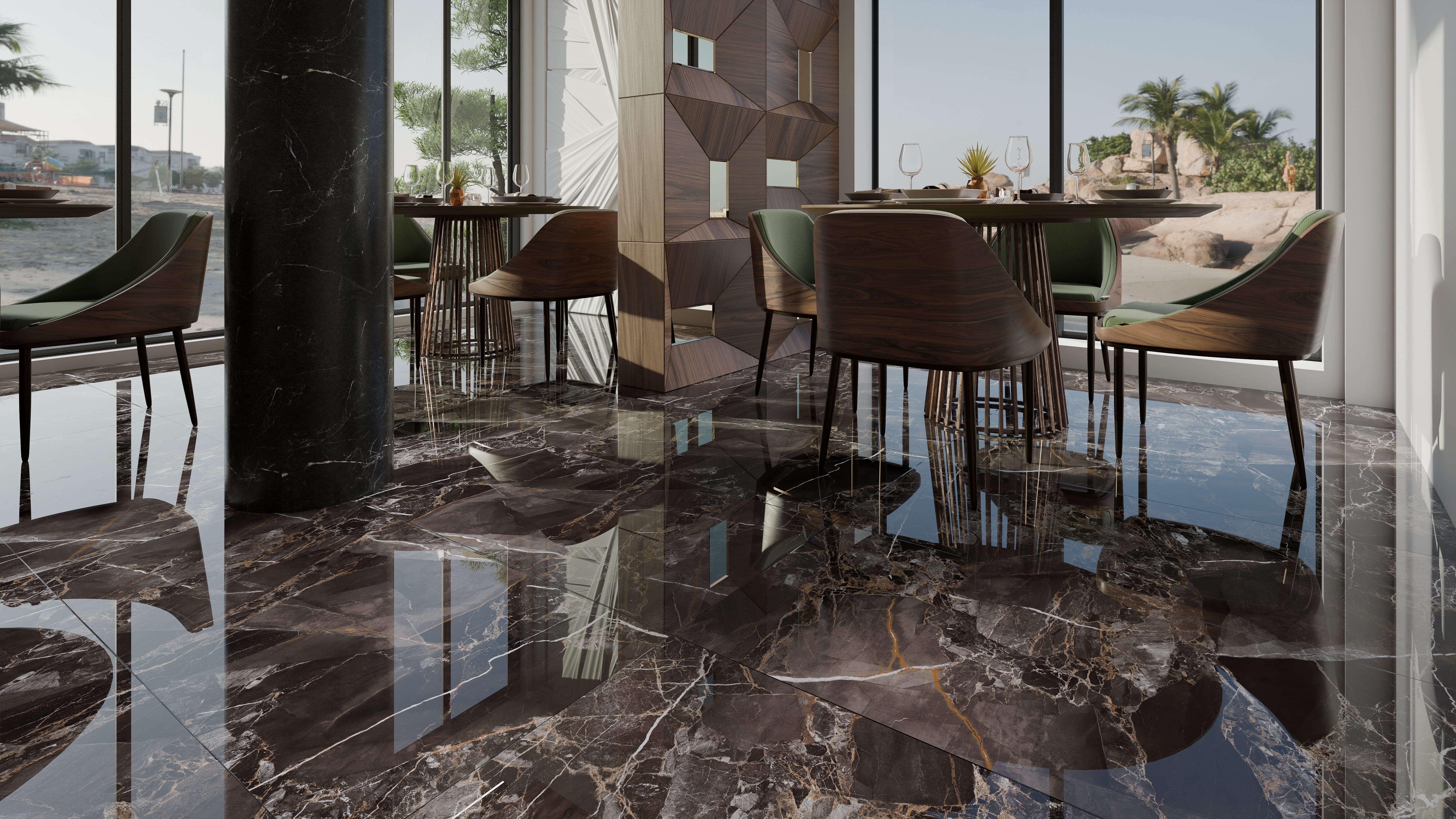 PT12S7067 Nero Pol 1200х600х9 Protiles