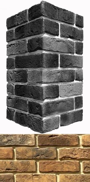 300-45 Лондон брик угол 9х22x6.5 White Hills