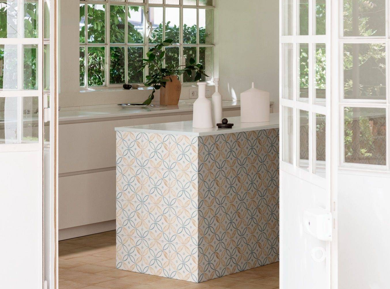 MH9C ArtCraft Decoro Segni A Semimatt 20x20 MARAZZI Italy