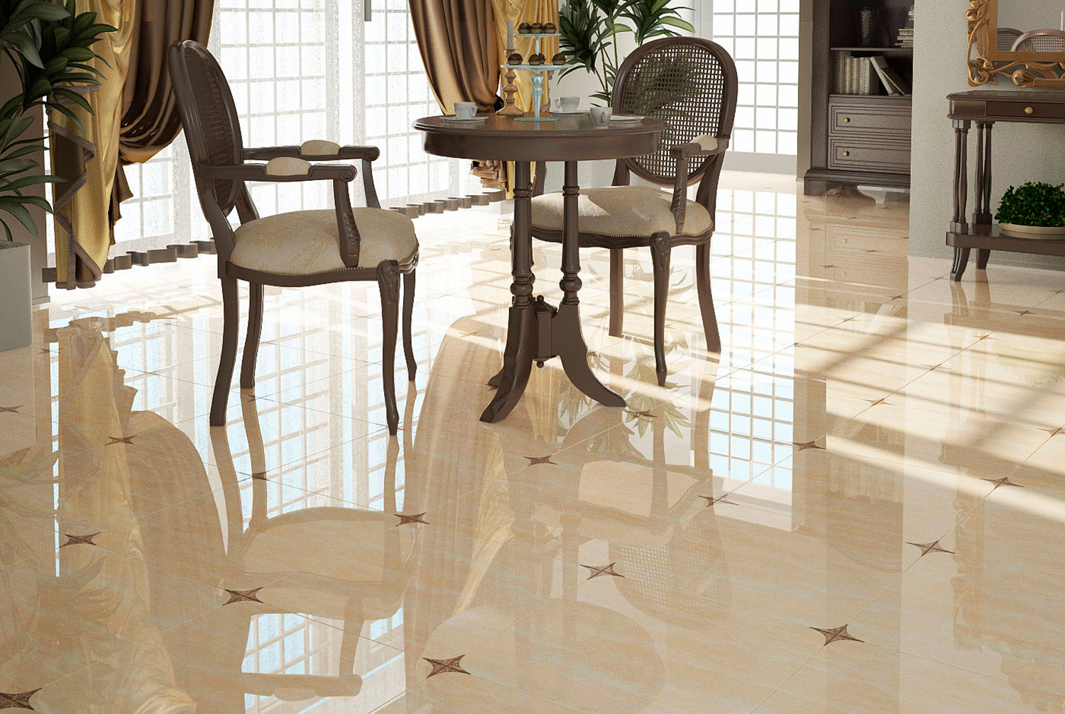 136 Lia рельеф 29,5x89,5 Eurotile Ceramica