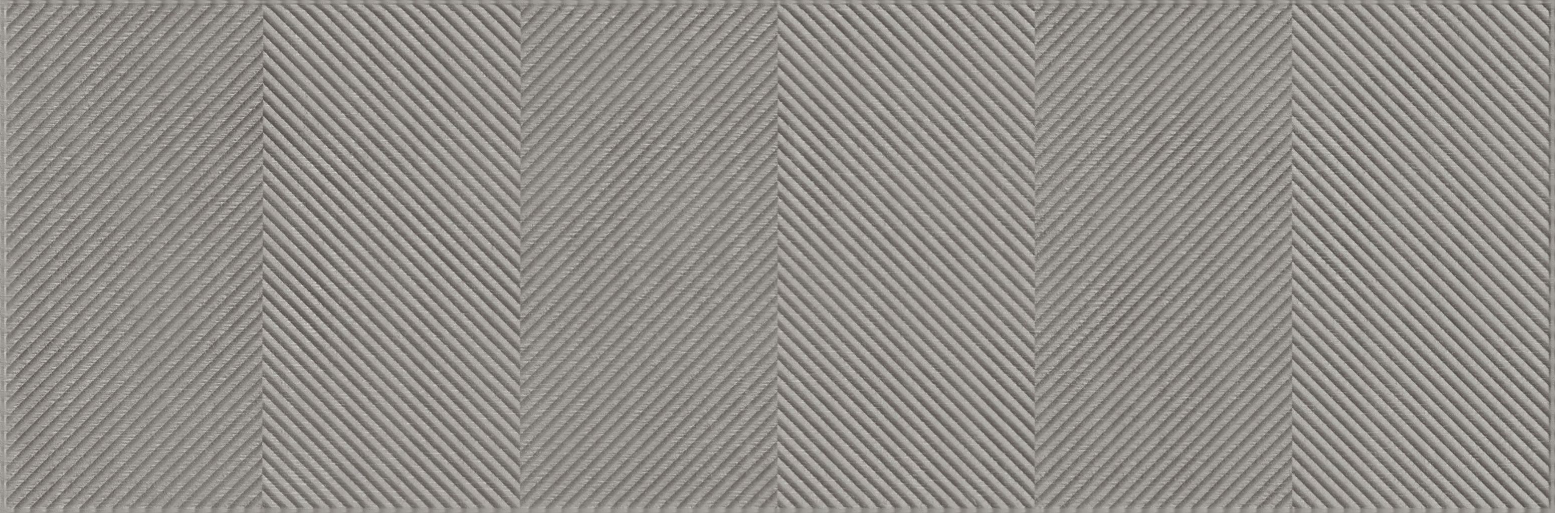 645 Вуиттон серый рельеф ёлочка 32,5x100 Eurotile Ceramica