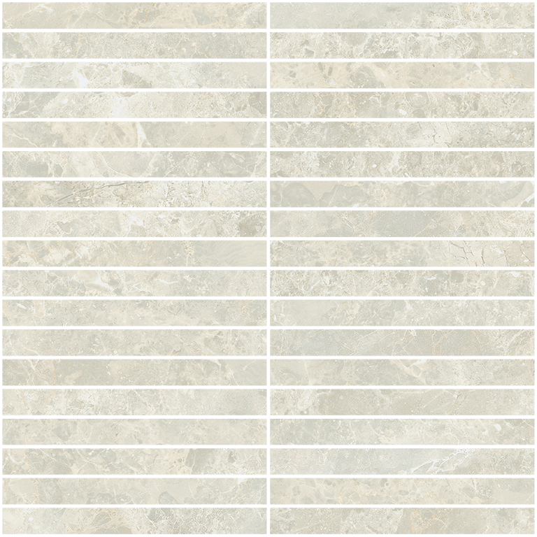 610110000970 Да Винчи Уайт Мозаика Стрип 30x30 ColiseumGres