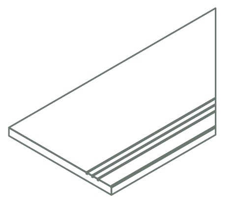 620090001174 Avantgarde X2 Silver Bordo Grip DX 30x120 Italon