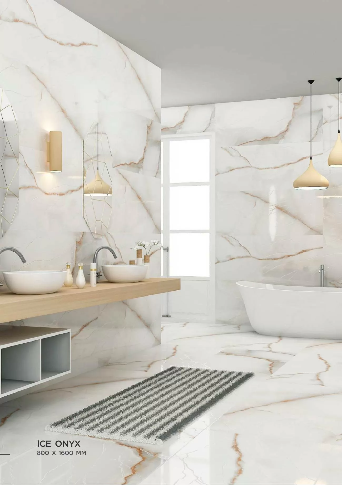 Maxima Black HG Glossy 80x160 Maimoon Ceramica
