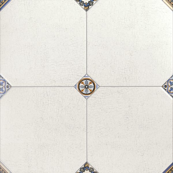 Manises Decor Blanco 58x58 El Molino