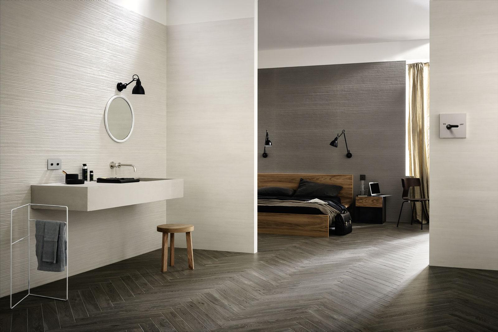 MMFX Materika Wave Struttura Fango 40x120 MARAZZI Italy