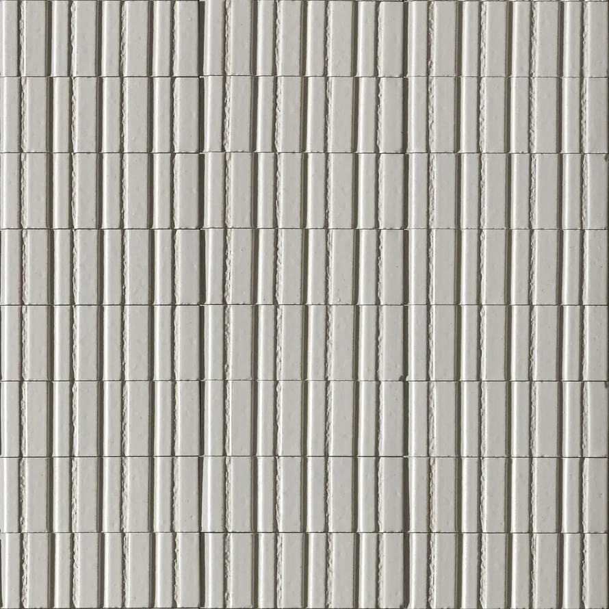 RAEL Glace Struttura 3D Raye Bianco Glossy 7,5x20 Ragno Marazzi