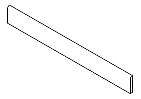 610130008145 Forte dei Marmi Rock Siberian Ivory Battiscopa 7,2x60 Atlas Concorde Russia