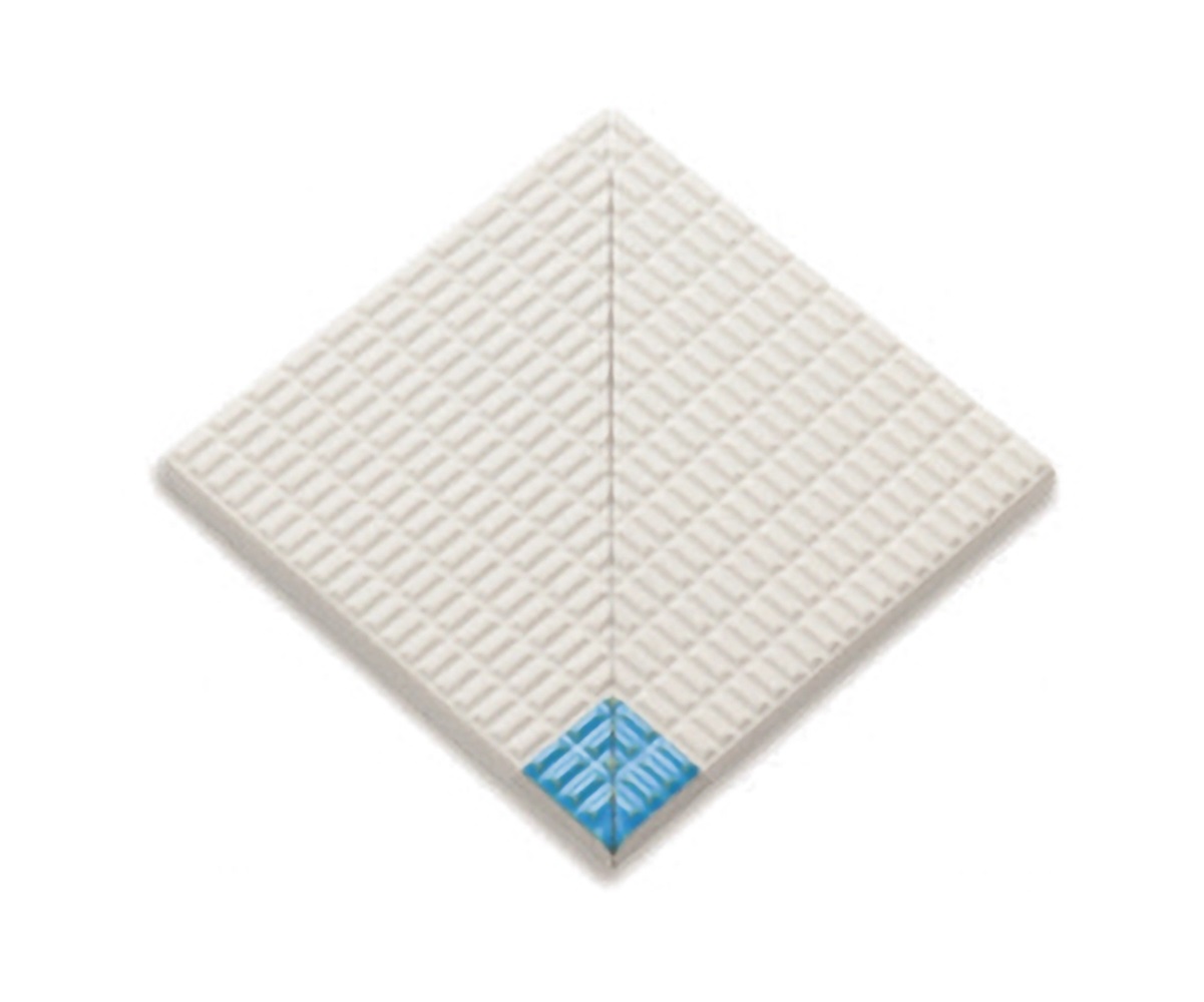 21211 IK Petit Carre Внутренний угол плитки с буртиком Light Blue-Unglazed 12x12 Serapool