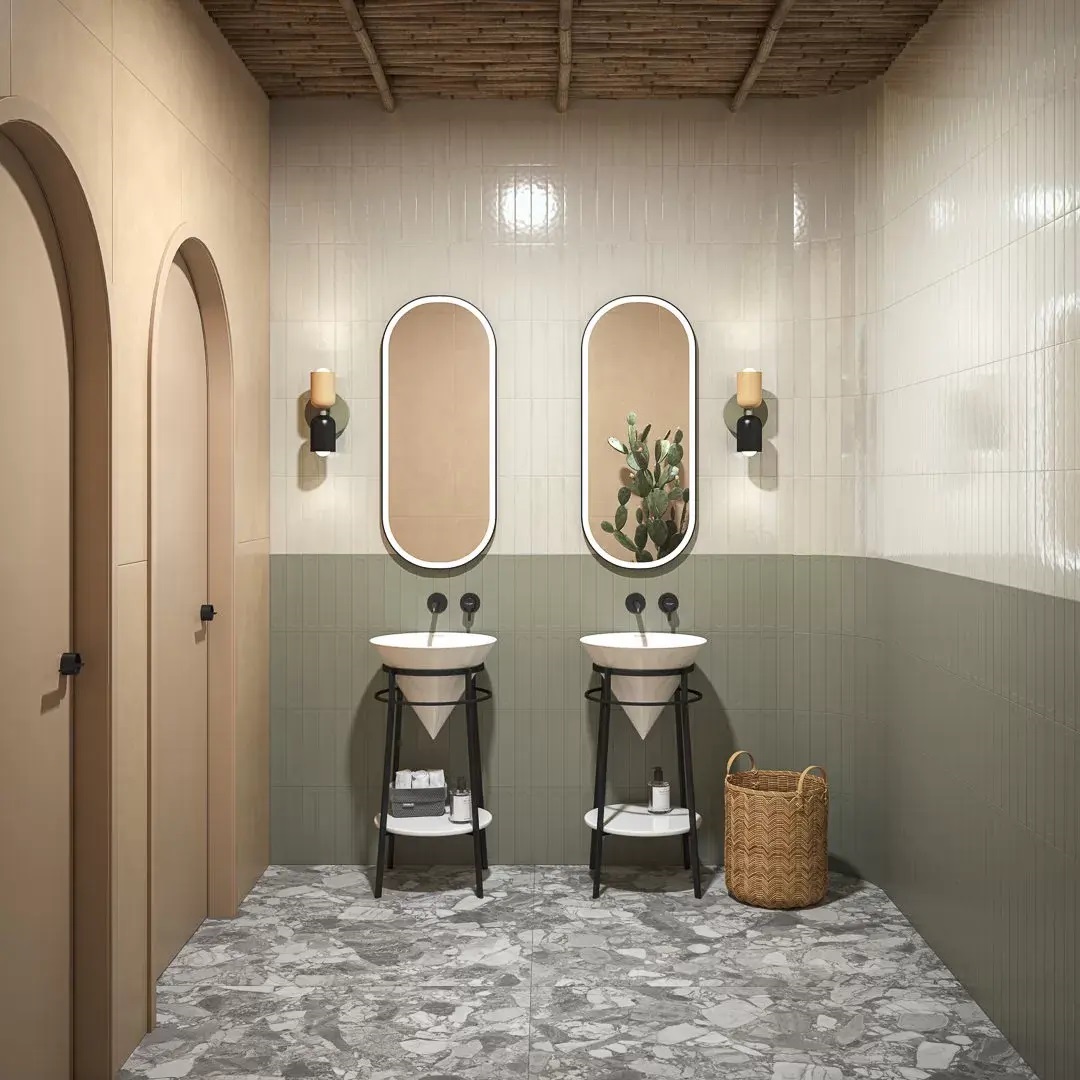 KM26391 Медина 1 серый матовый структура 6x28,5x1 Kerama Marazzi