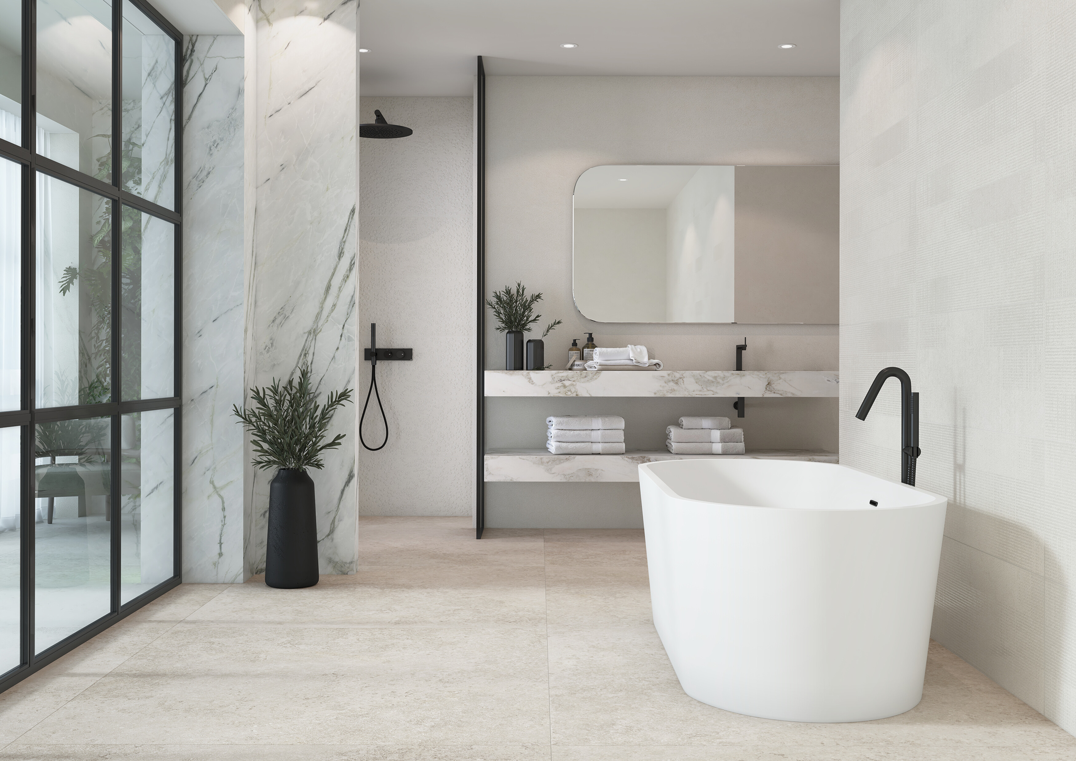 Portwall White Mate Rect 33,3x100 TAU Ceramica фото 25