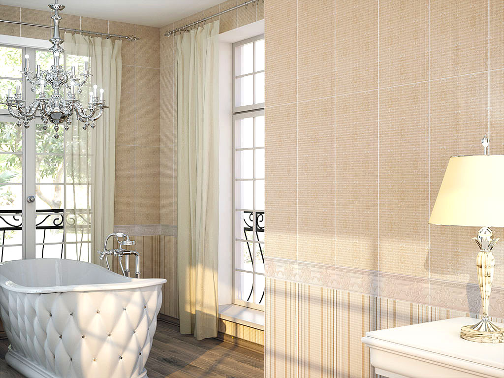 Loire Moldura Candes Ivory 5x25 Ape Ceramica