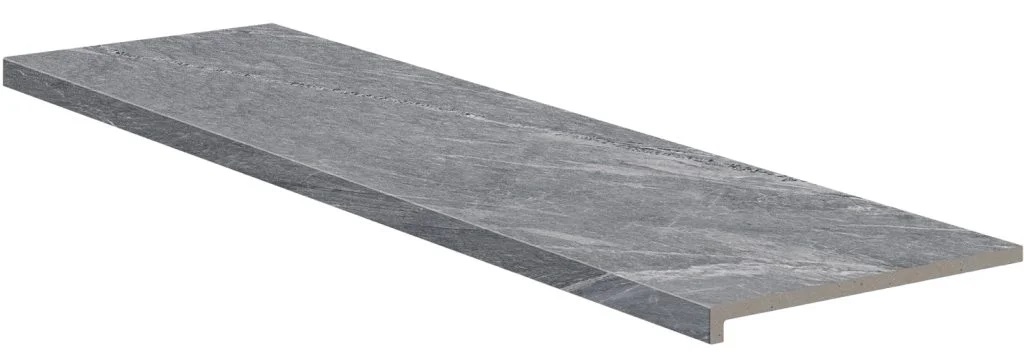 Imperial Ceniza Peldano Recto R11 33x120 Exagres