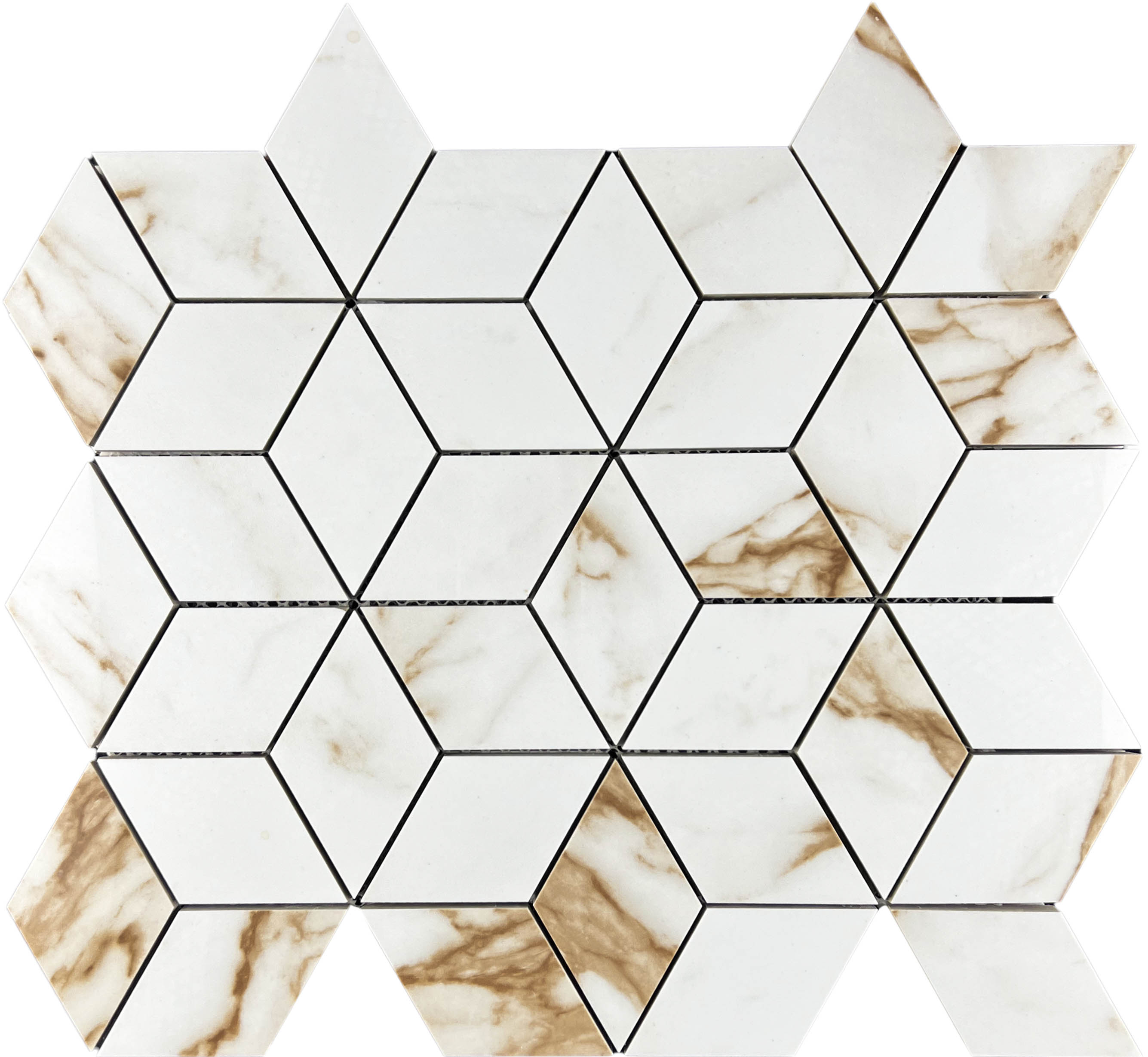 Mosaic Tajmahal Shine 3D Diamond 37.1x34.7 Velsaa