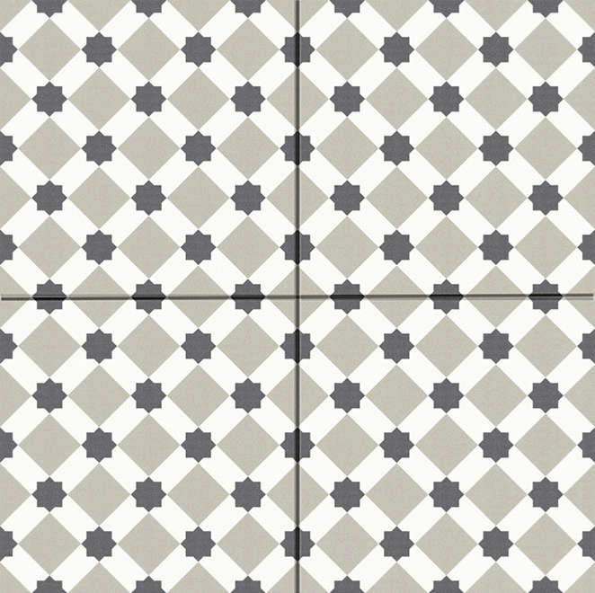Firenze Grey Pre-cut 45x45 Etili Seramik
