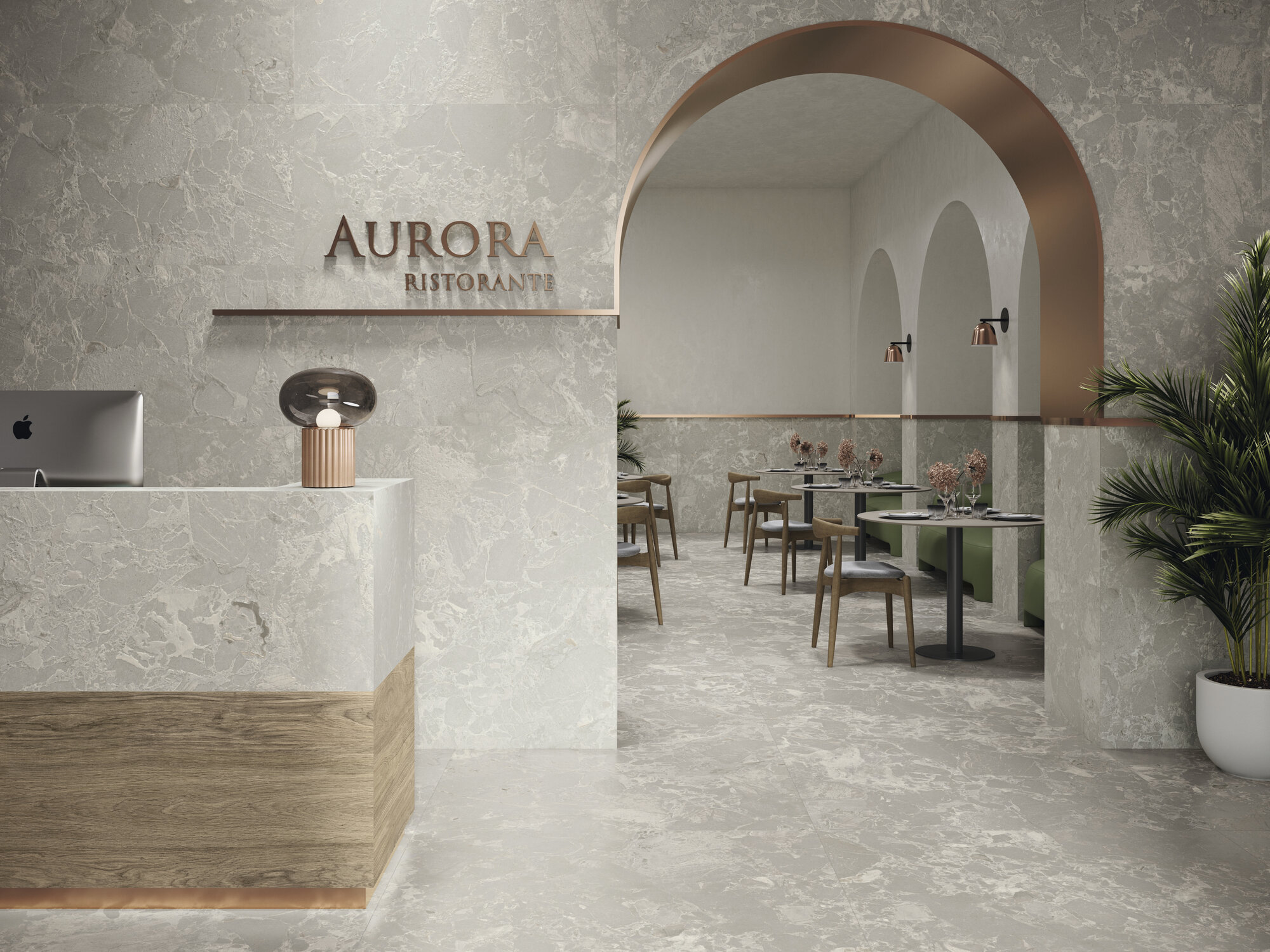 A040242 Aurora Taupe Honed Rect 60x120 Ape Ceramica