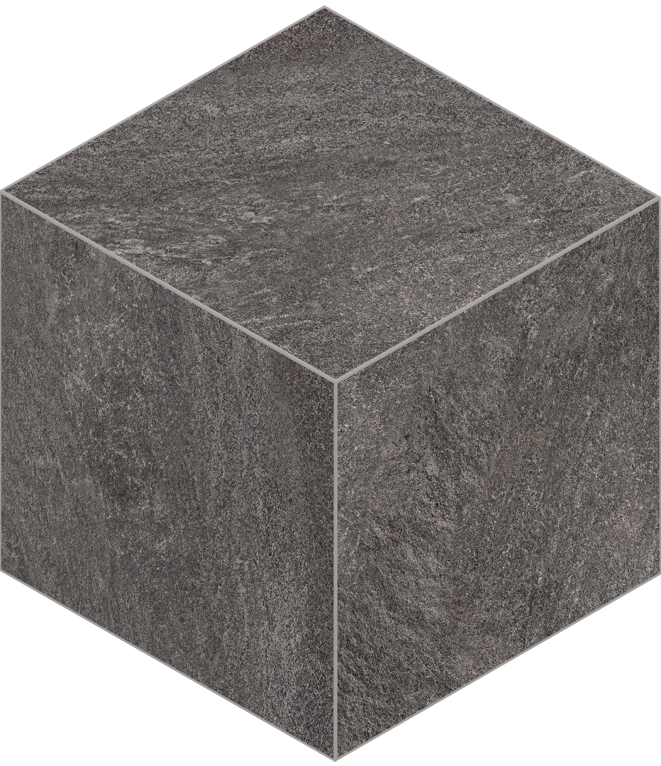 TN02 Мозаика Cube Anthracite неполированная 29x25 Estima