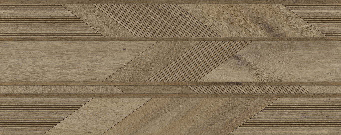 100337338 Gent Arrow 3D Roble 59,6x150 Porcelanosa