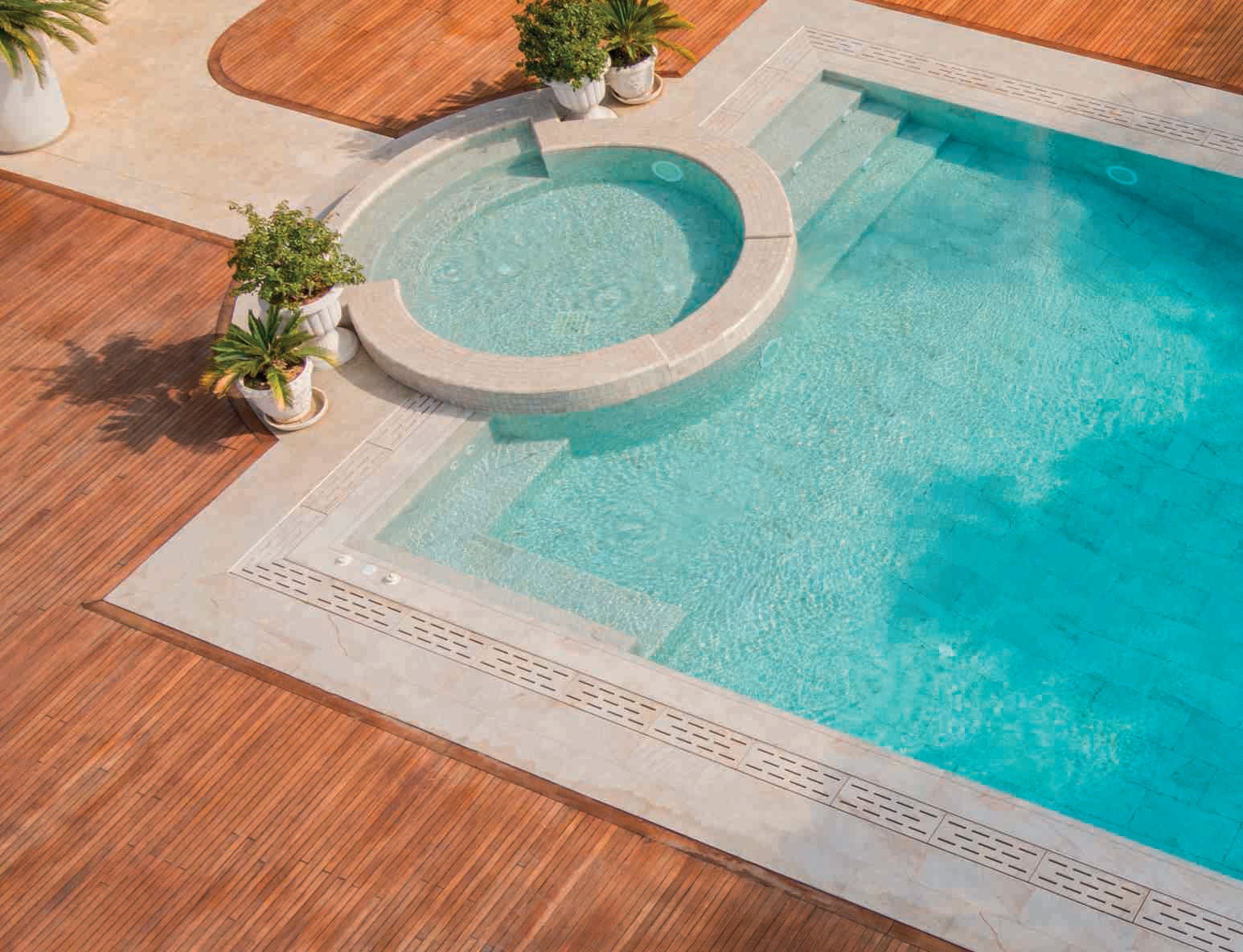 Наружный угол 90° Pool Garden Beige Handle 30x30 Serapool фото 24