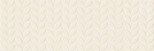 RA6L Vida Struttura Foglia 3D Beige Rett 30x90 Ragno Marazzi
