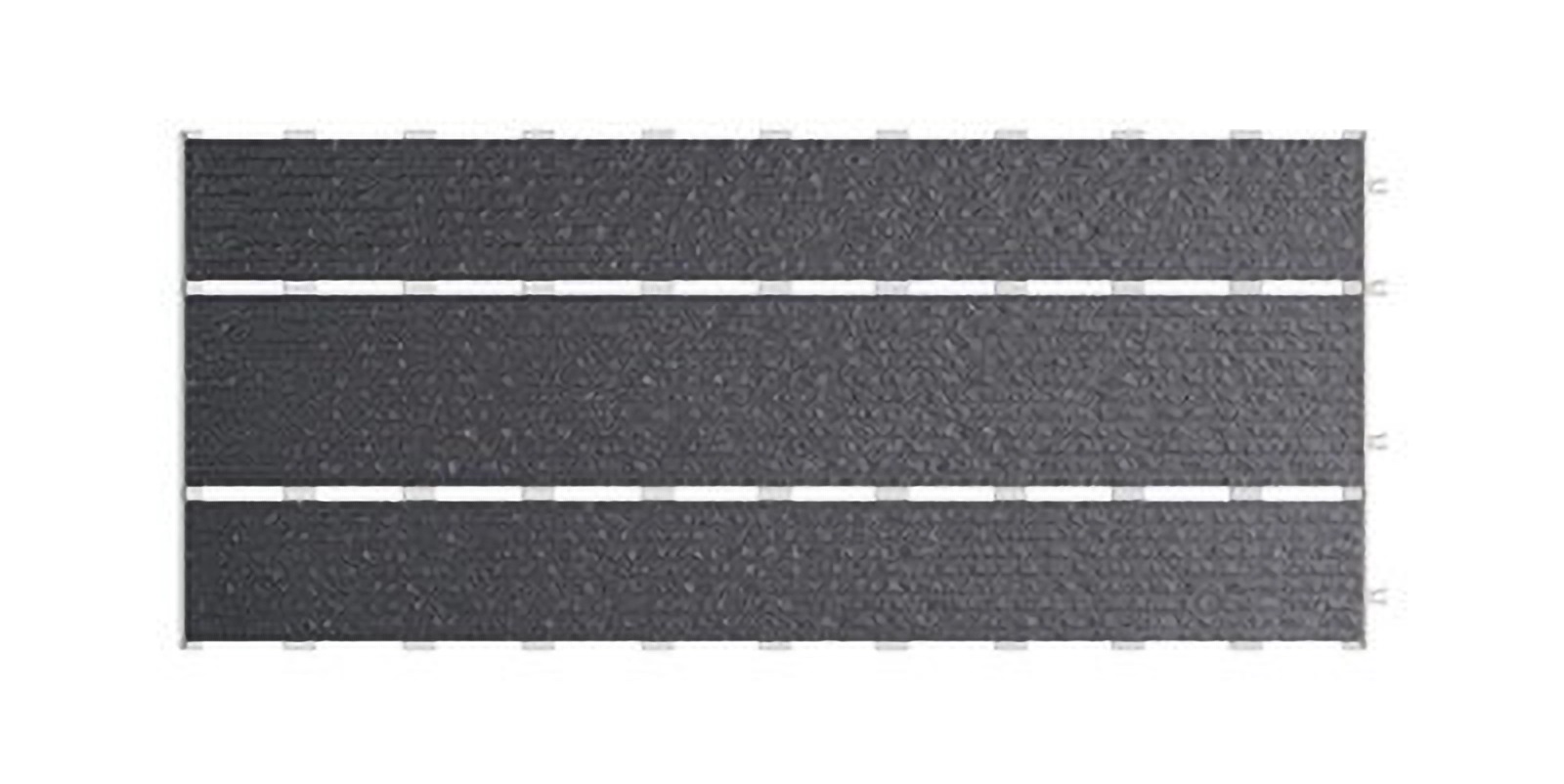 IA919.2 Фарфоровая решетка Apache Anthracite 19,5x49,5 Serapool