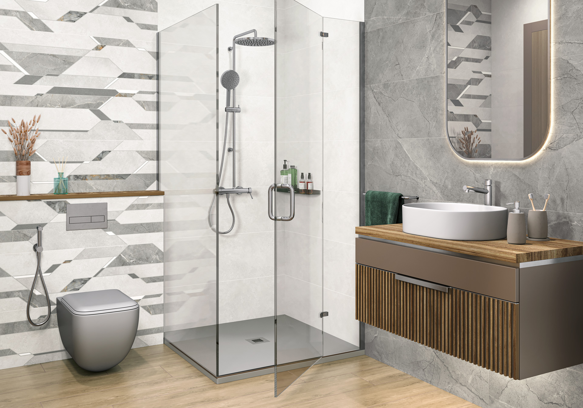 TWU3090ATU77R Anturin матовая 300x900x8.5 Alma Ceramica (Уралкерамика)