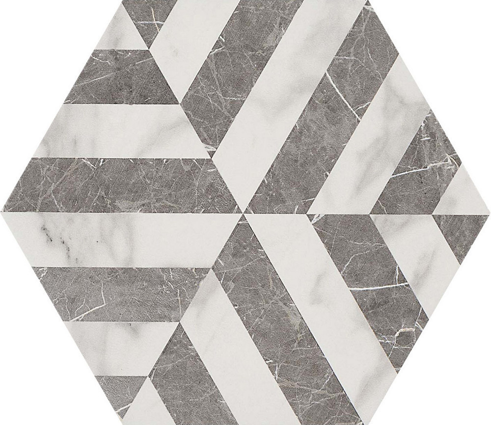 MMMN Allmarble Statuario Decoro 21x18.2 MARAZZI Italy