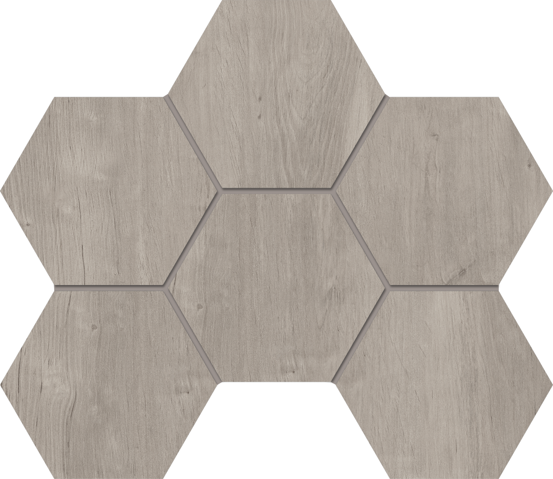 SF03 Мозаика Soft Wood Hexagon неполированная 25x28.5 Estima
