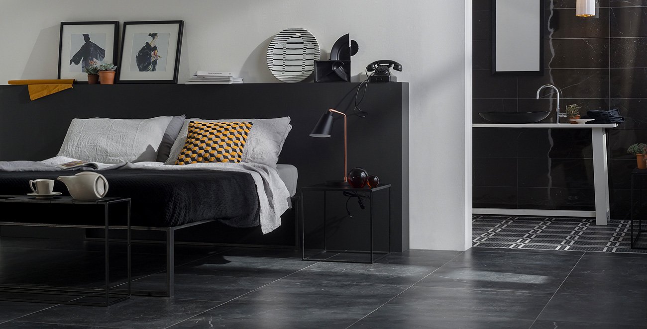 GNSH 75N RM Nero 75x75 Imola Ceramica