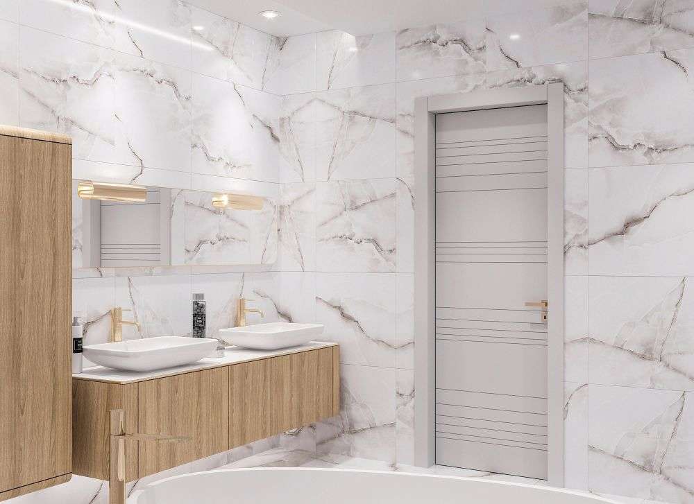 AB1006G Onix White gloss 600x600 Absolut Gres