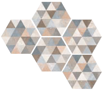 Hexagono Fingal Mix 23x26,6 VIVES
