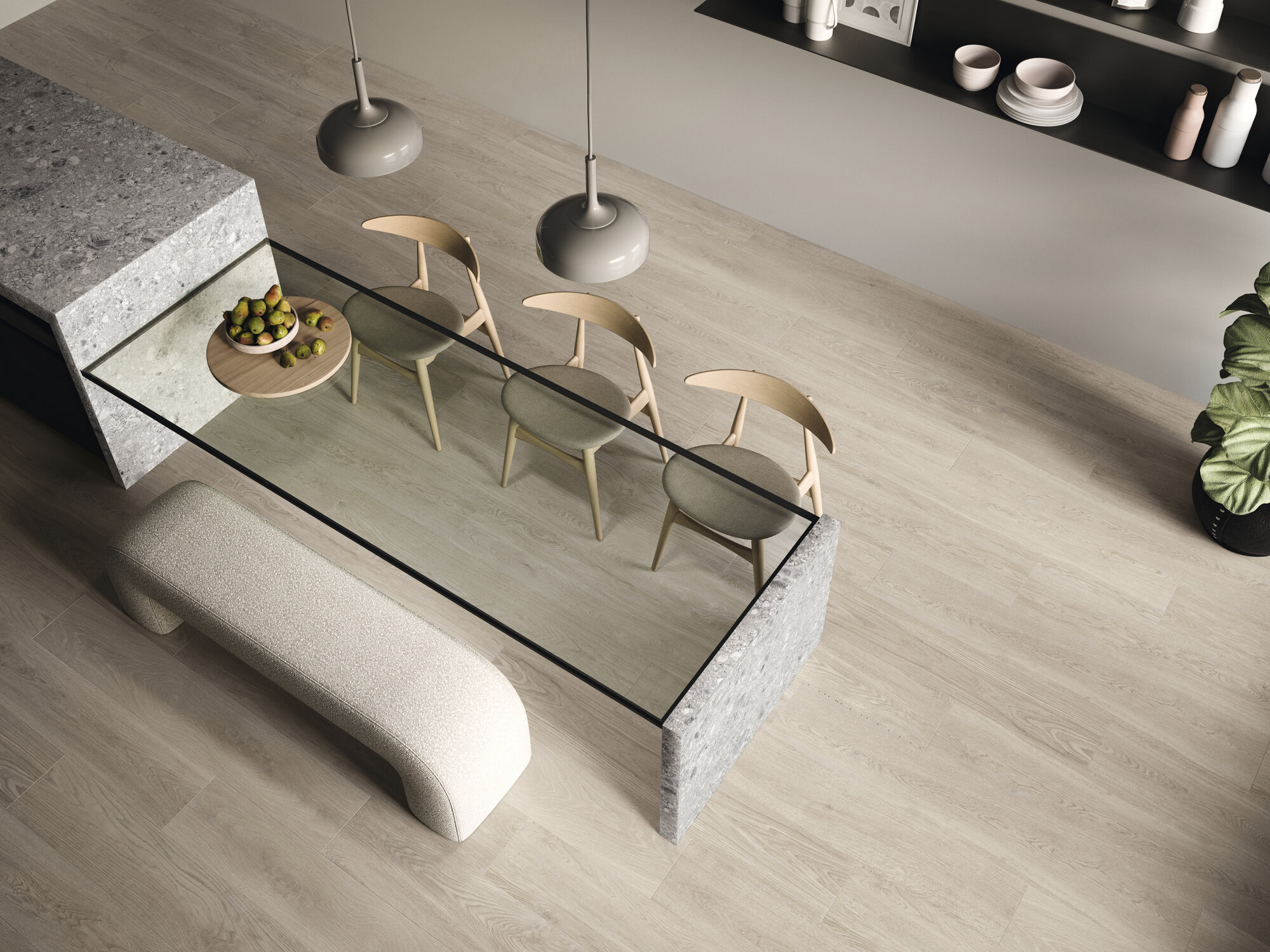 A042032 Authentic Oat Rect 25x150 Ape Ceramica