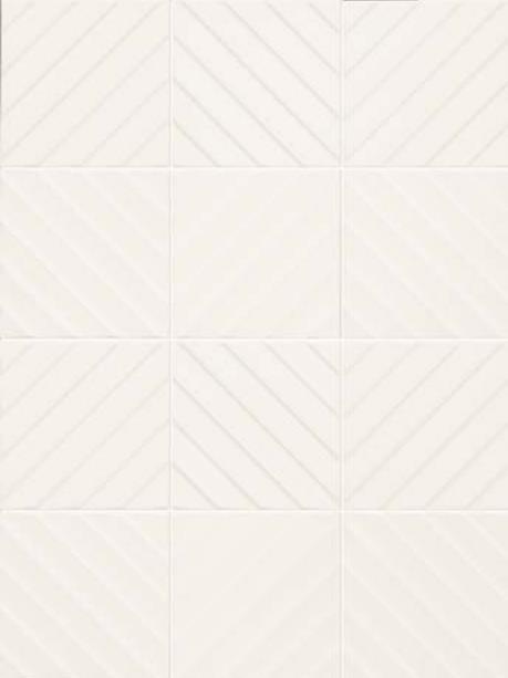 E062 4D Diagonal White 20х20 Marca Corona