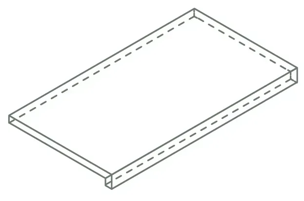 620070003301 Аура X2 Классик Нордик Ступень Фронтальная 33x120 Italon