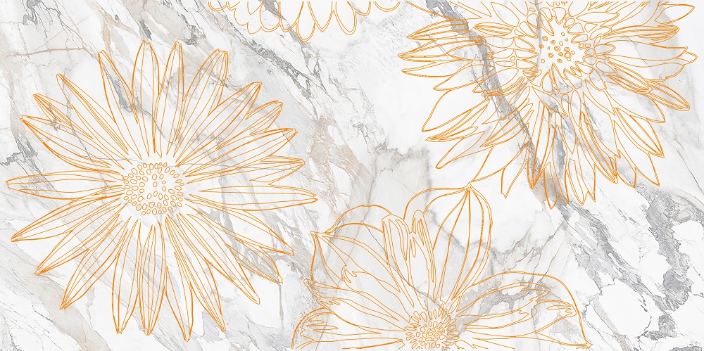 Декор Briere Flower 1 300x600 Beryoza Ceramica