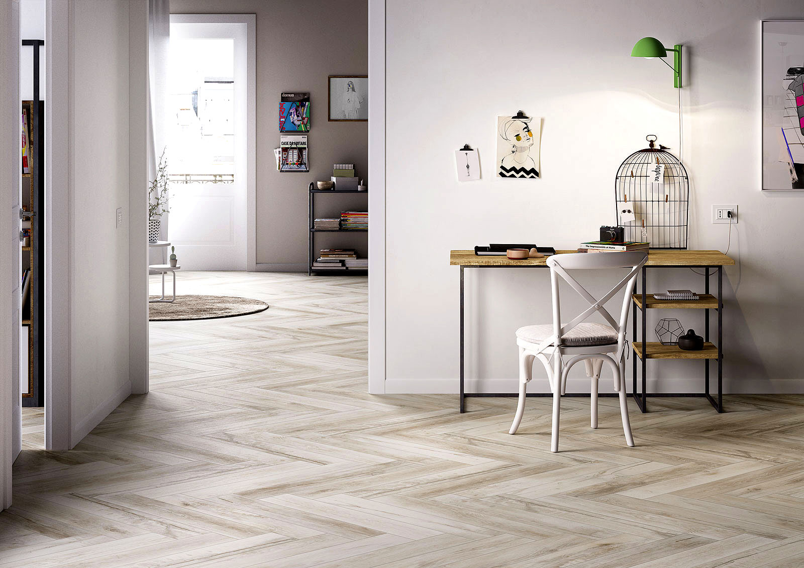 MMLD Treverkmade Cognac 15*90 MARAZZI Italy