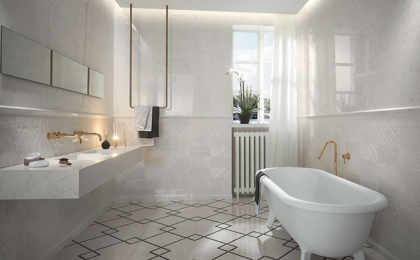 fOAD Roma Classic Frames Inserto Mix 3 RT 91.5x91.5 FAP Ceramiche
