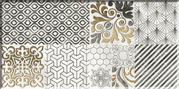Декор Valensole 2 горчичный 500x250 Beryoza Ceramica